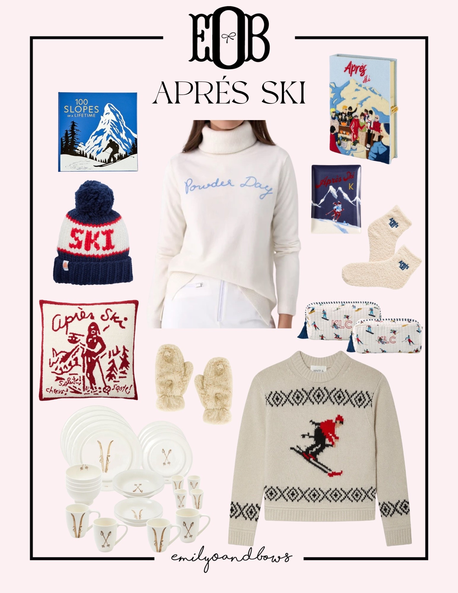 Aprés ski! 🎿⛷️❄️ It’s the season of ski trips so I’m sharing my favorite pieces to purchase and bring to your next ski trip! 