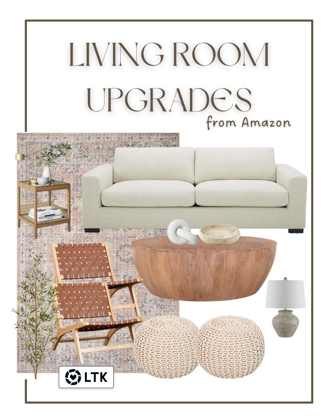 cozy living room upgrades you didn’t know you needed ✨ 

from modern coffee tables to stylish area rugs, decorative throw pillows, chic lamps, wall art, and storage shelves—amazon has everything to refresh your space without breaking the bank. shop these affordable home decor finds + furniture must-haves that make any living room feel warm, trendy, and inviting. 🛋️🕯️

#LTKHome #LTKSaleAlert #LTKFamily
