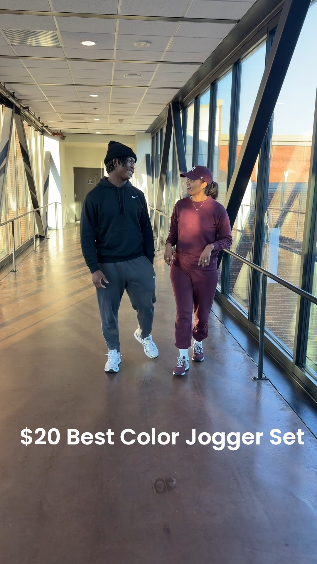 College visit day with my oldest son and this set was perfect and kept me warm. It was also $20 so that’s a win for me! 

Jogger set, hat, tennis shoes, winter outfit, athleisure 

#LTKFindsUnder100 #LTKActive

#LTKmomlife #LTKFindsUnder100