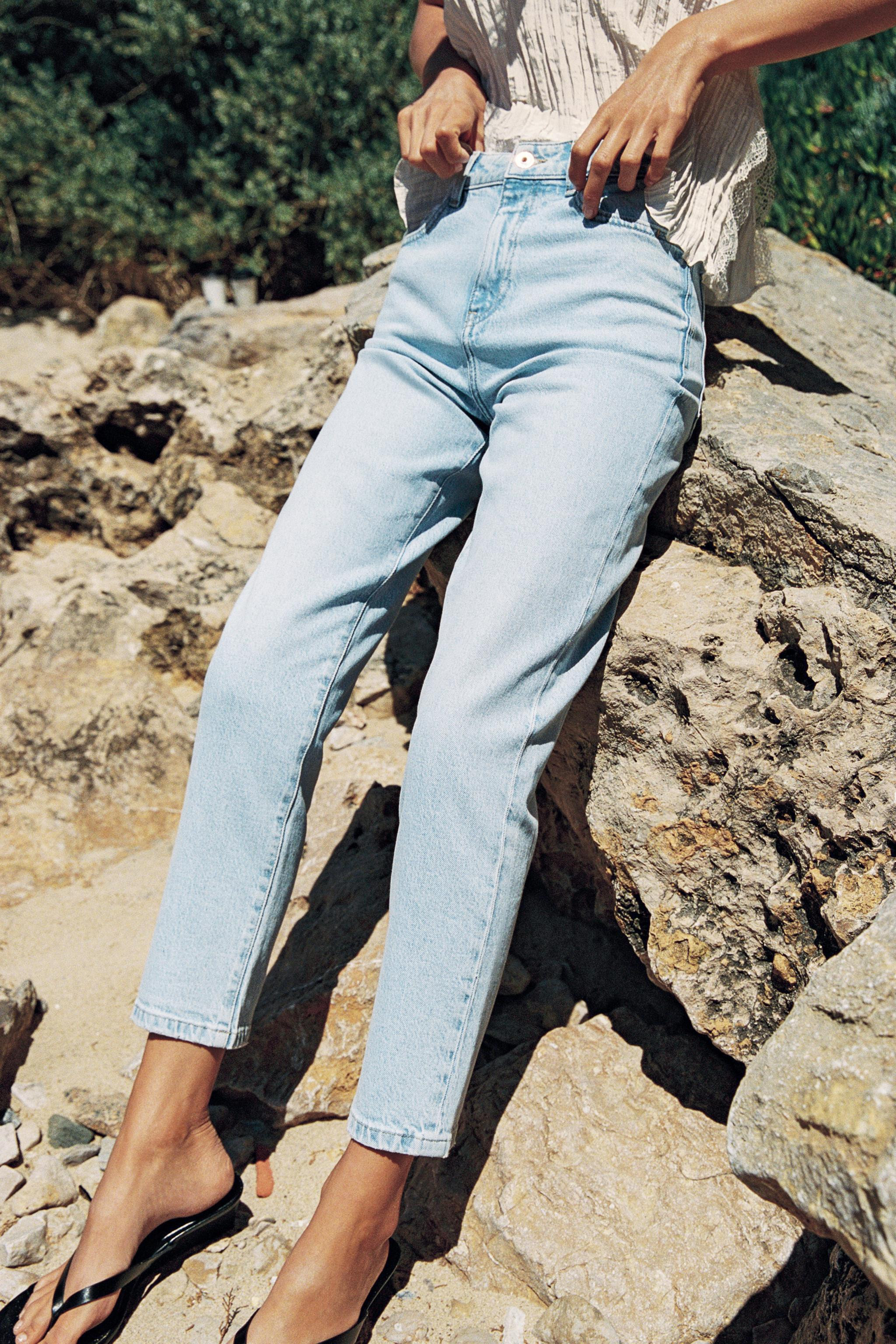 Z1975 MOM FIT HIGH-WAIST JEANS | Zara UK