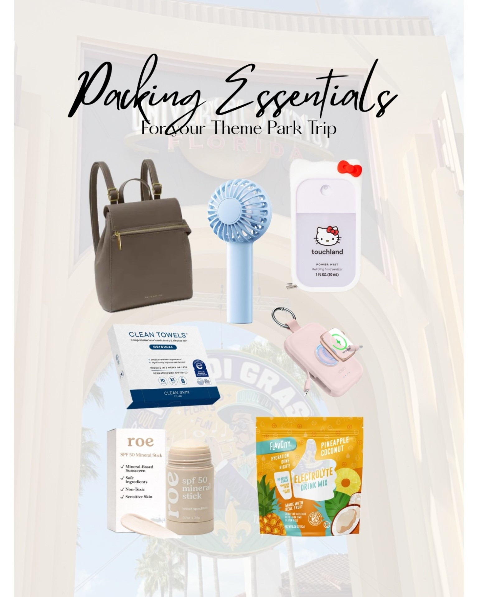 Sharing some items to bring on your next Theme park trip! 🎢 

If you are a Universal Studios girlie or Disney.  These Items will get you though your next vacation 💕

Save this to help plan your next trip. 

#LTKselfcare #LTKBeauty #LTKTravel