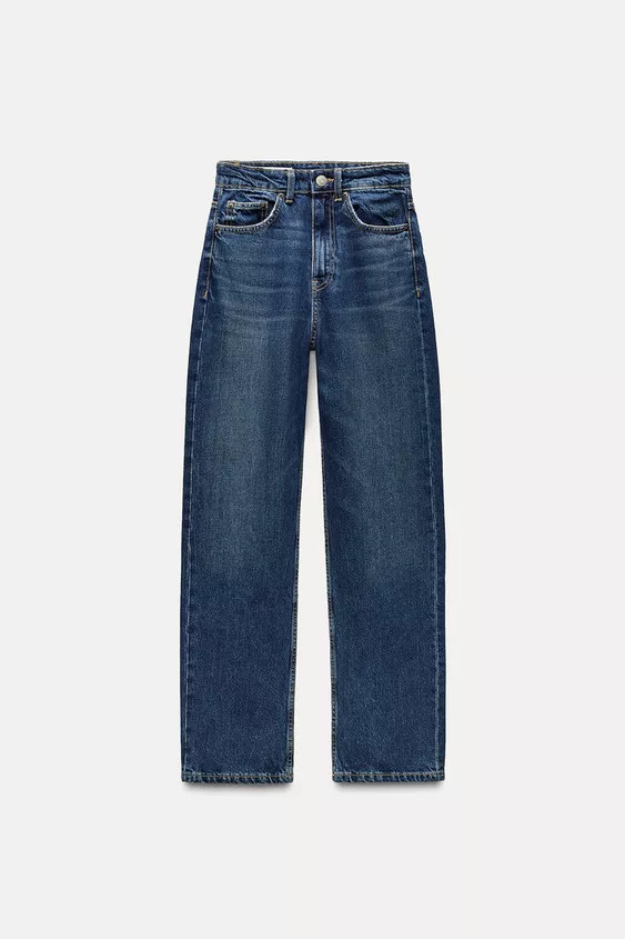 TRF MOM FIT HIGH-WAIST JEANS | Zara UK
