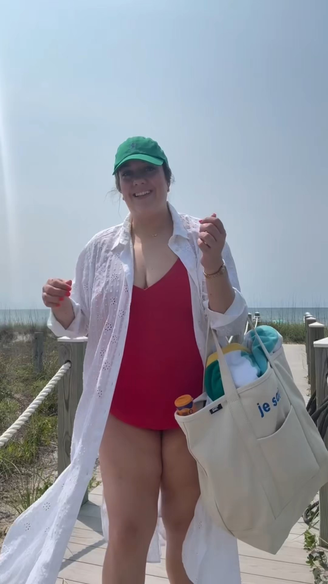 We love the SpanxShape swim collection and it shows. We enjoyed the built-in shaping that was comfortable and supportive while making us feel our most confident. Not only confident in appearance, but confident the suit would stay on while we jumped into the pool or dove into the waves. We loved the pique texture and I loved the bright blue color that looks so great with a tan. We both are one size up in the suits and bikini bottoms, which we recommend. #spanxpartner @spanx

#LTKSwim #LTKPlusSize #LTKMidsize