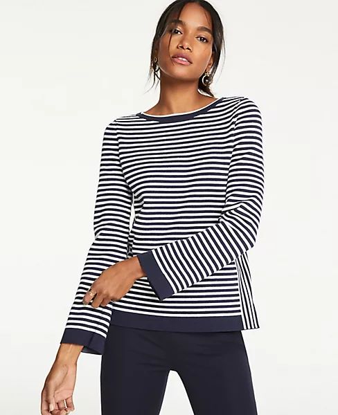 Mixed Stripe Sweater | Ann Taylor (US)