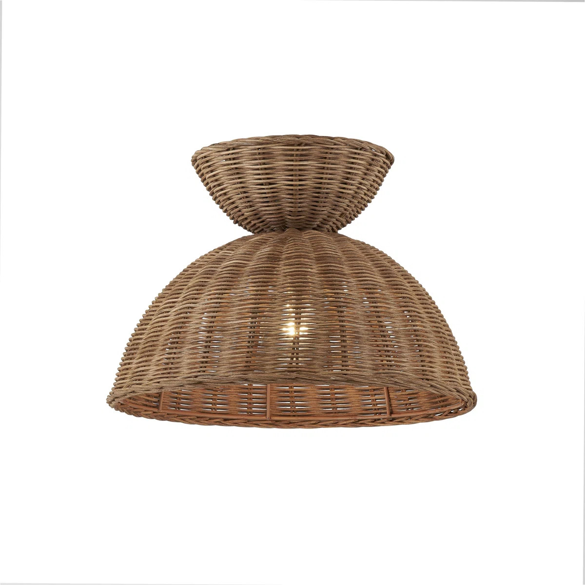 Willa Semi-Flush/Convertible Light, Natural | Wayfair North America