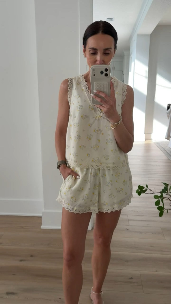 Gorgeous matching set, fits tts, I'm wearing XS in both pieces.

summer outfits 2026, 2 piece set, target clothing, target fashion, vacation outfits 2026, anna monteiro, annabrstyle

#LTKOver40 #LTKootd #LTKmomlife