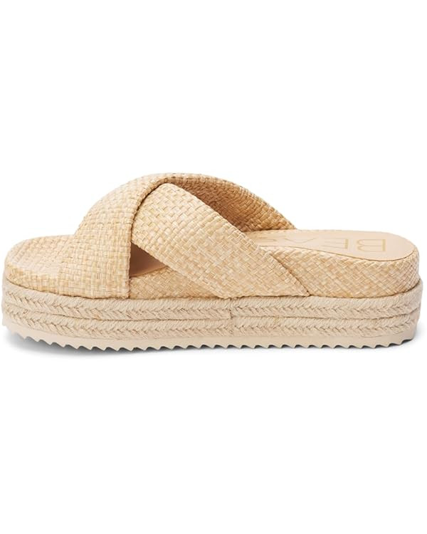 BEACH by Matisse Womens Hali Espadrille Platform Slide Athletic Sandals Casual Mid Heel 2-3" - Be... | Amazon (US)