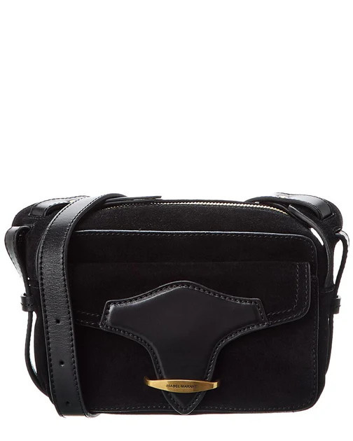 Isabel Marant Wasy Suede & Leather Camera Bag | Shop Simon