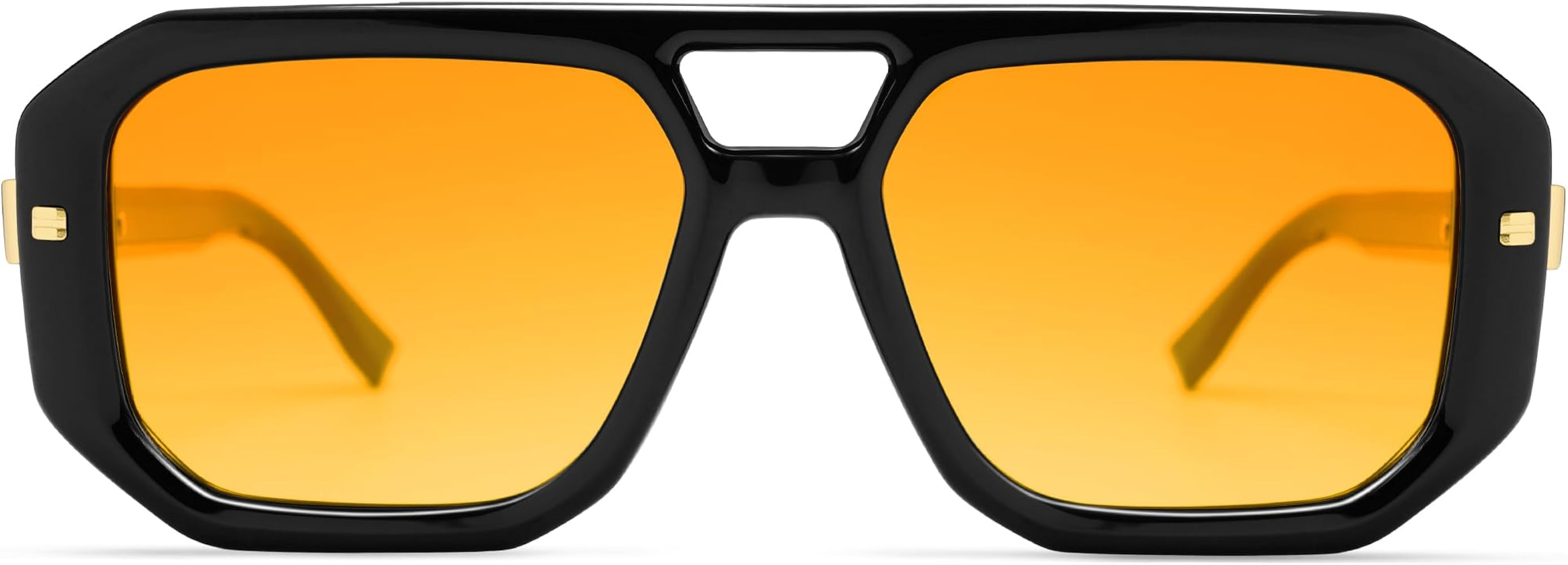 VANLINKER Trendy Vintage Aviator Sunglasses Womens Mens Retro 70s Square Polarized Sunnies VL9753 | Amazon (US)