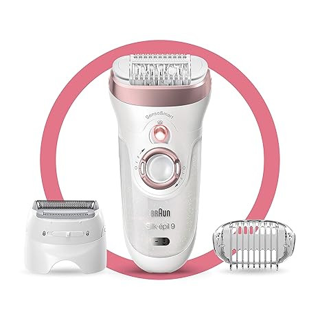 Braun Epilator Silk-épil 9 9-720, Hair Removal for Women, Wet & Dry, Womens Shaver & Trimmer, Co... | Amazon (US)