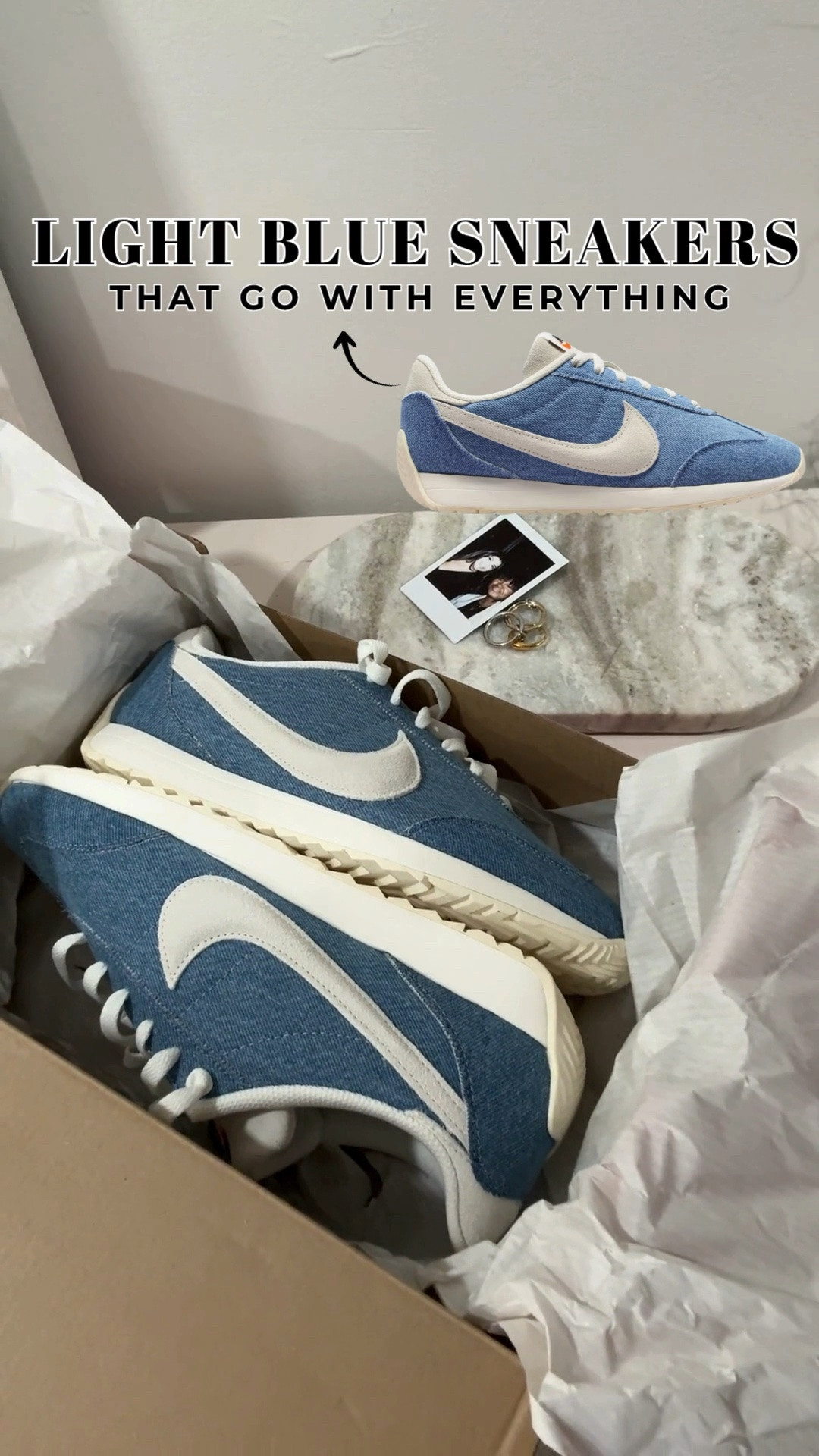 Sometimes you find one pair of shoes that makes getting dressed so much easier. These light blue sneakers have that relaxed, classic look I can see myself wearing with almost everything in my closet.  Perfect for everyday errands, travel days, casual weekends, and running around town.   everyday sneakers women, casual sneakers, light blue shoes, comfortable sneakers, travel shoes, weekend outfits, women’s casual fashion

#LTKootd #LTKSeasonal #LTKMidsize