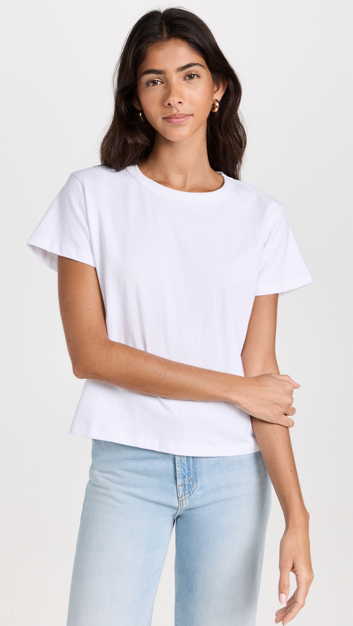 Leset Classic Margo Tee White L | Shopbop