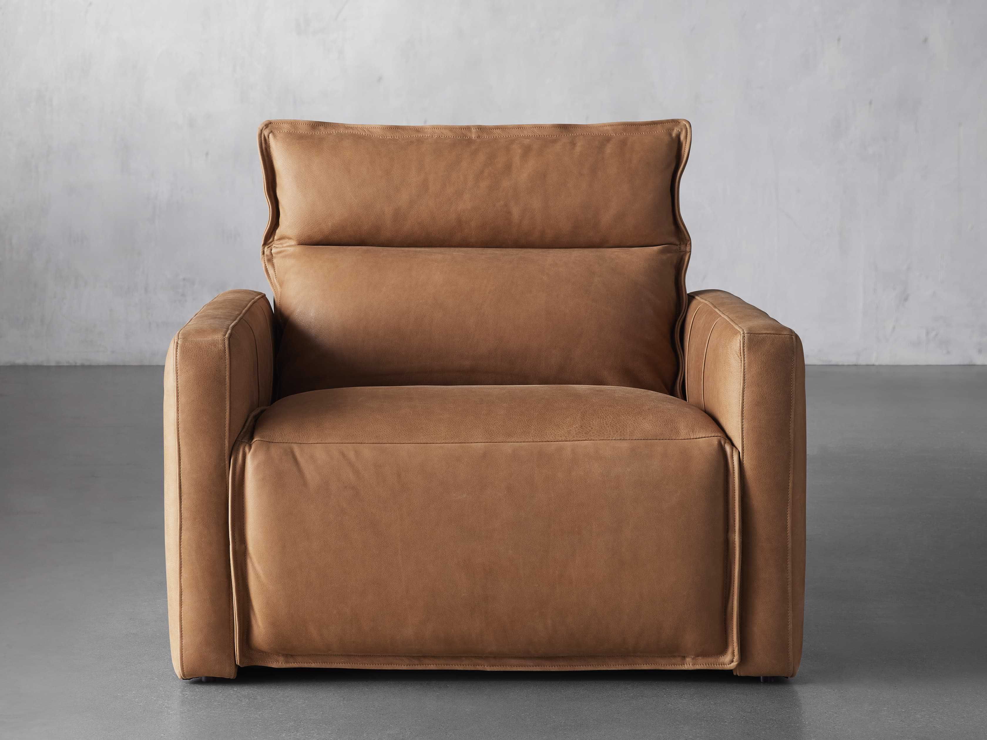 Rowland Leather High-Back Motion Recliner | Arhaus