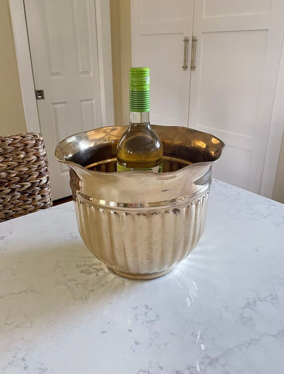 Vintage Large Brass Planter/ Brass Champagne Bucket/ Brass - Etsy | Etsy (US)
