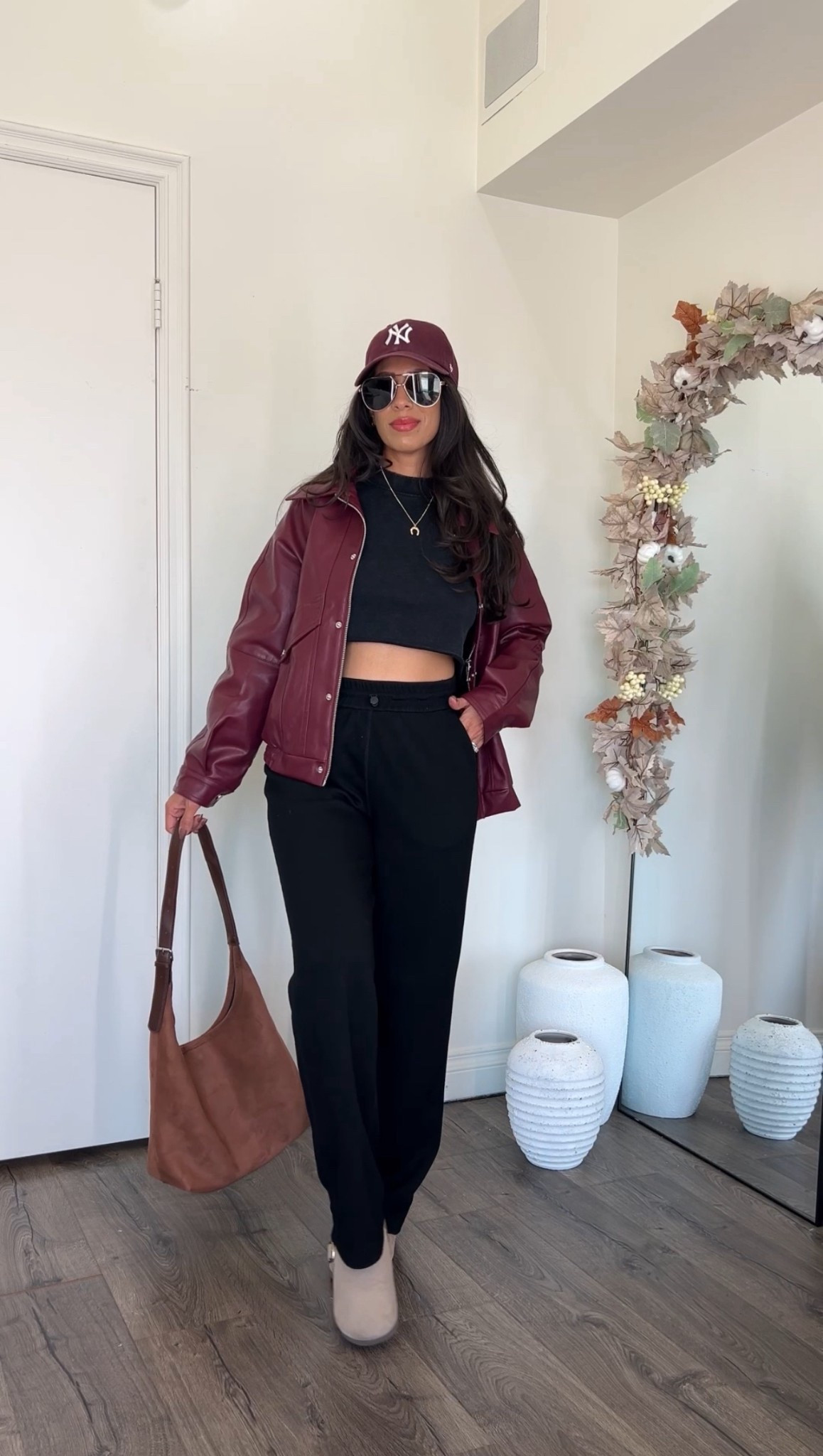 Comfy casual fall outfit idea. Pants like lulus for less. They’re old so limited sizes, linked similar 

#LTKFindsUnder50 #LTKMidsize #LTKStyleTip