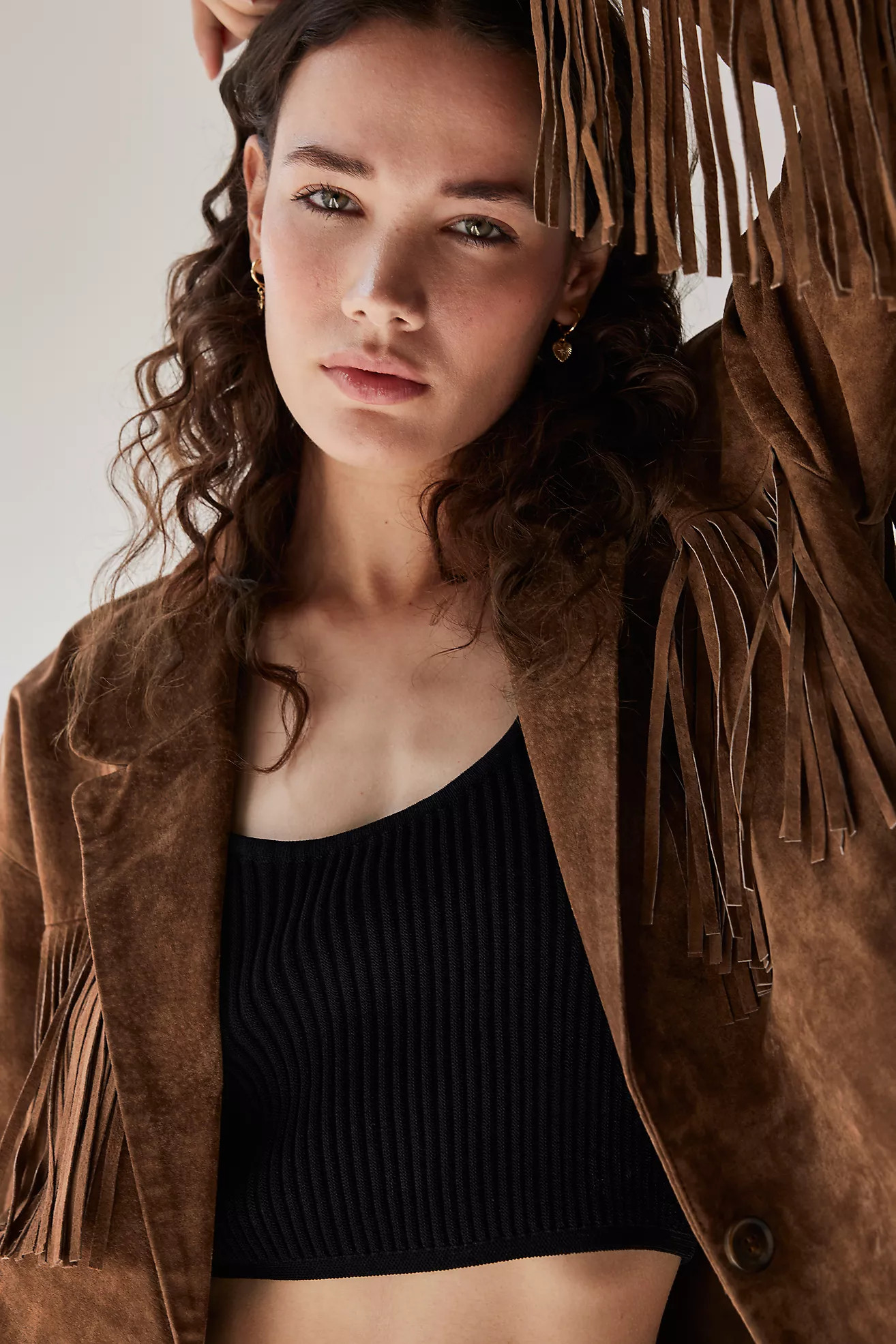 Blank NYC Suede Fringe Blazer Jacket | Anthropologie (UK)