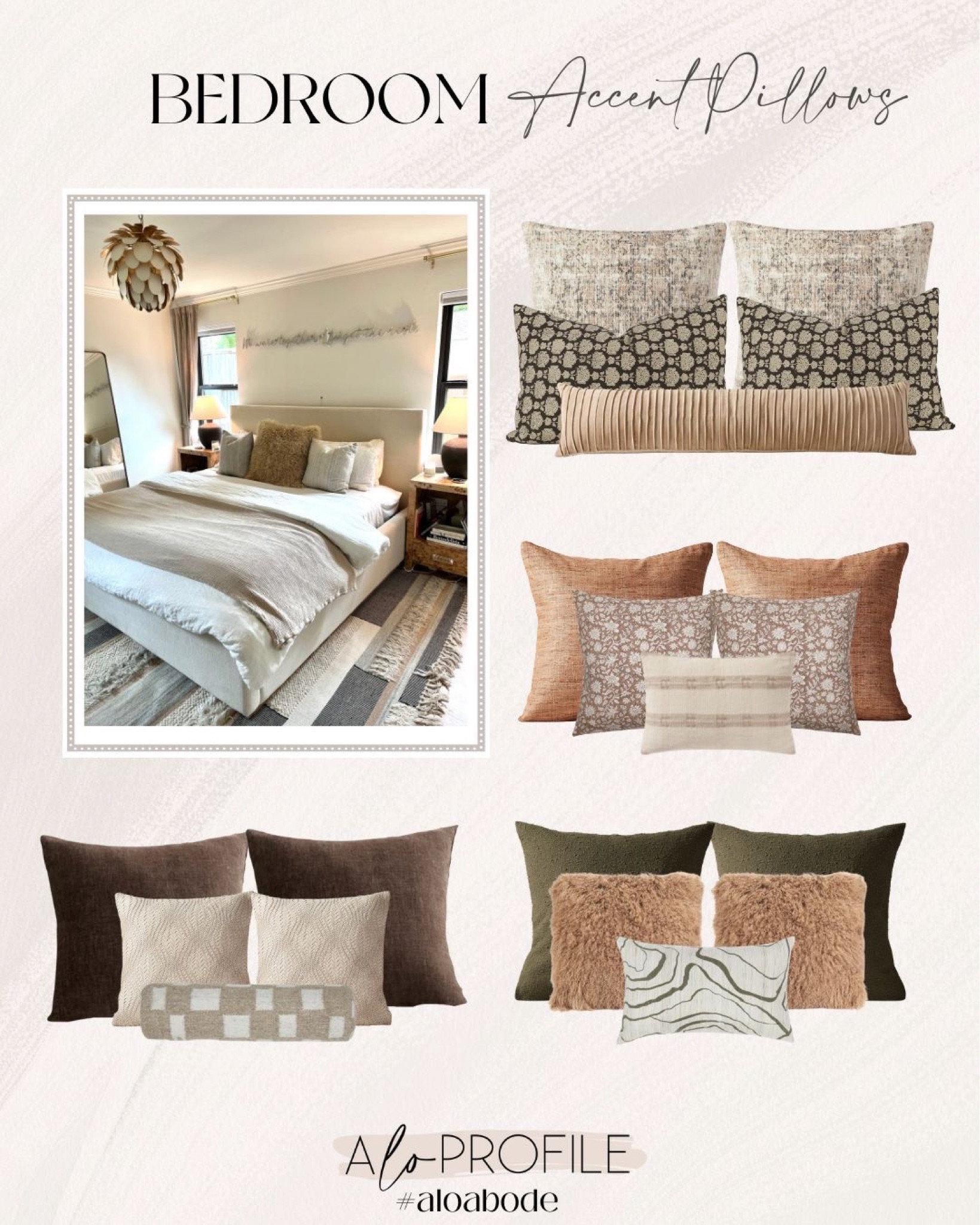 Ideal Bedroom Decor: Throw Pillows Combinations - Residential Interior  Design From DKOR Interiors