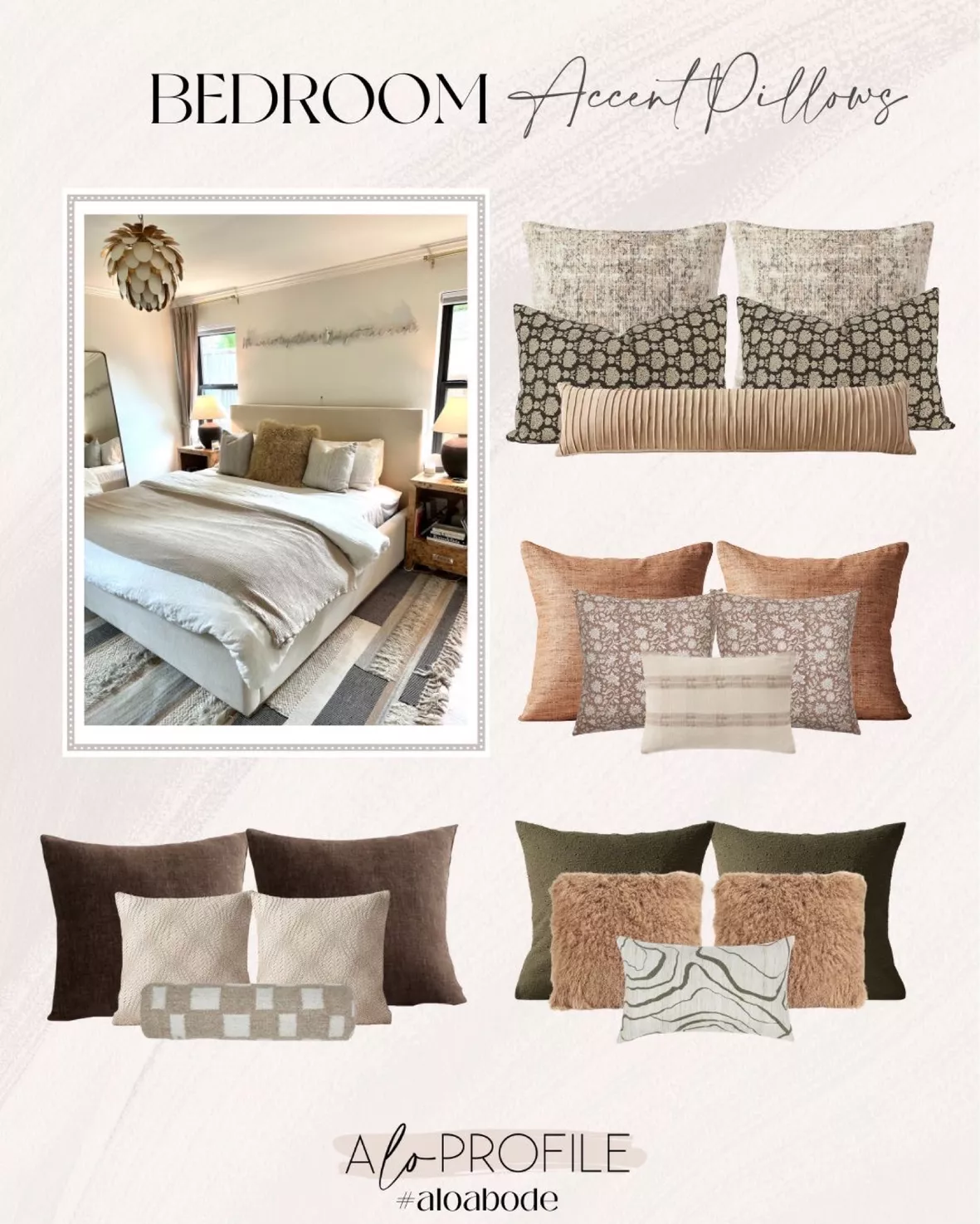 Bed Accent Pillows 