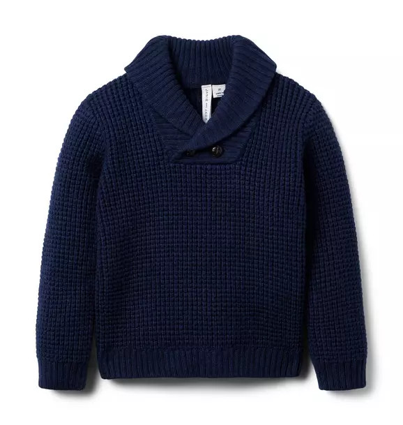 Textured Shawl Collar Sweater | Janie and Jack