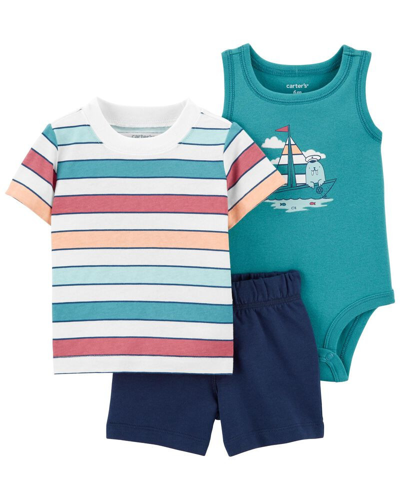 3-Piece Little Short Set | Carter's