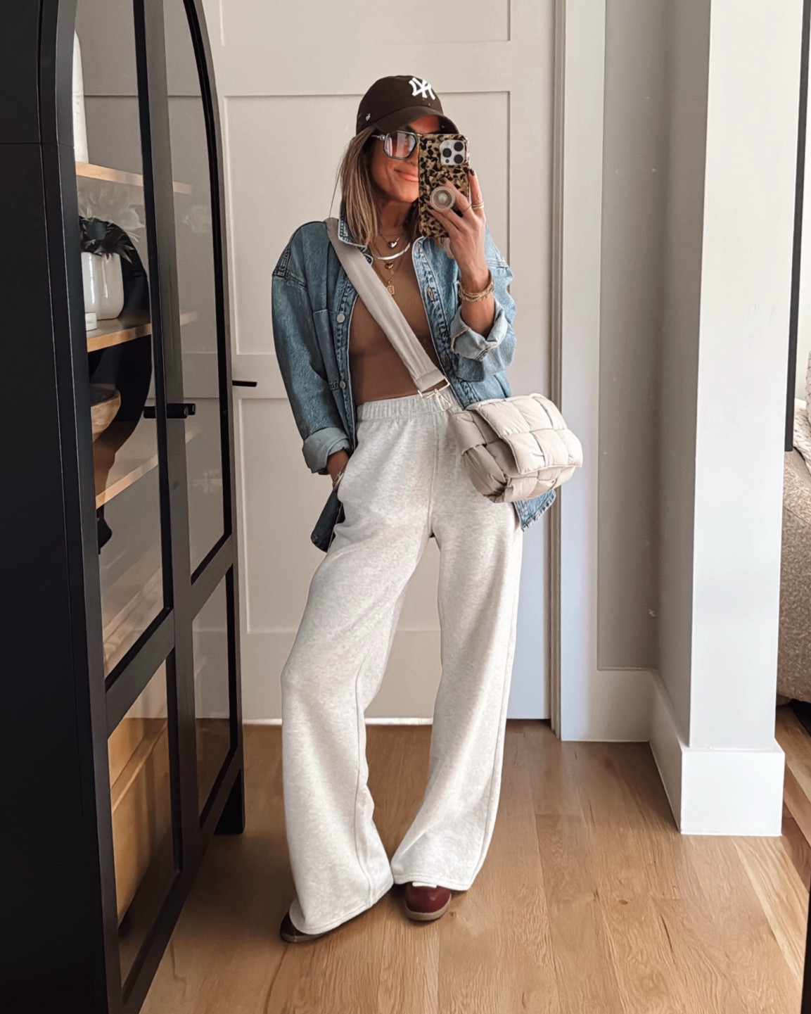 Casual and comfy, but make it cool 😎 
Wearing a small in this denim top, and an XS in the sweatpants! Linking several similar pairs as well. Everything is true to size.

#LTKStyleTip #LTKFindsUnder50 #LTKFindsUnder100