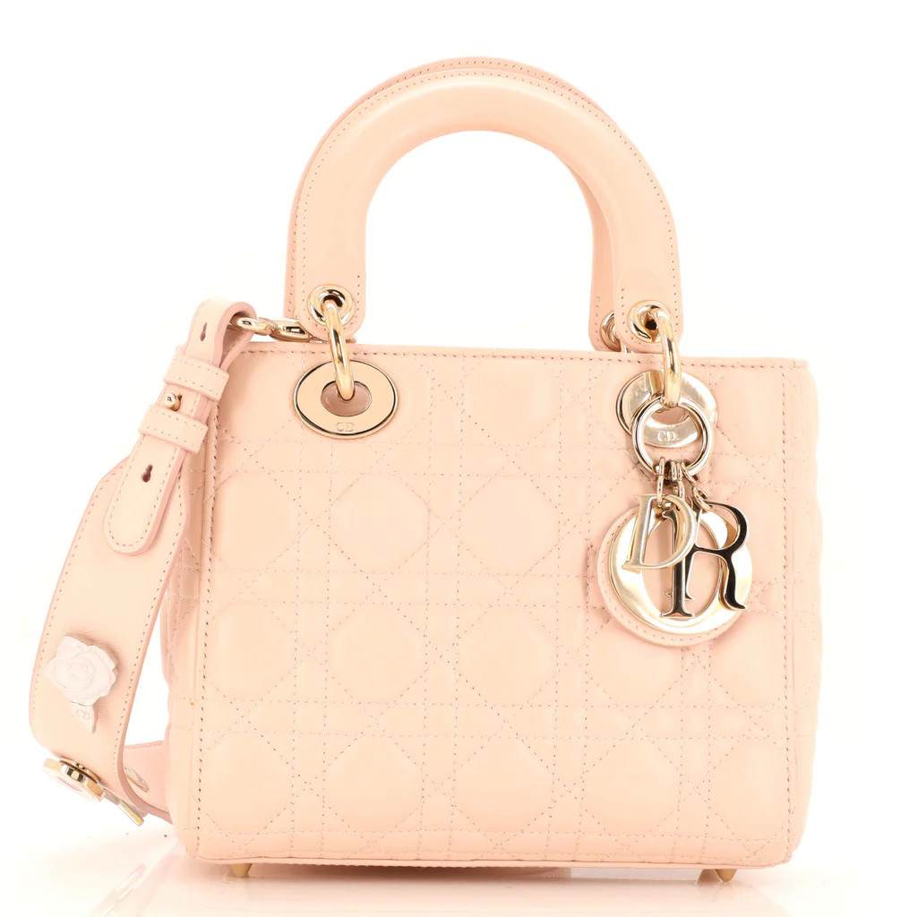My Lady Dior Bag Cannage Quilt Lambskin | Rebag