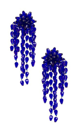 Hanabi Earrings in Royal Blue & Silver | Revolve Clothing (Global)