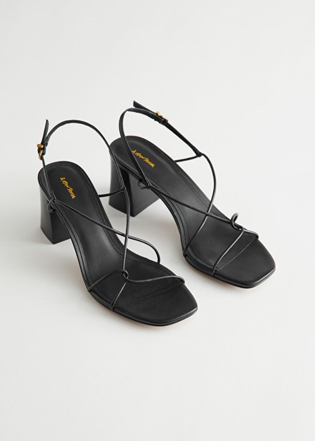 Riemchensandalen aus Leder mit Absatz | & Other Stories (EU + UK)