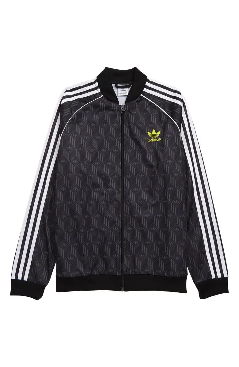 Superstar Trefoil Print Track Jacket | Nordstrom