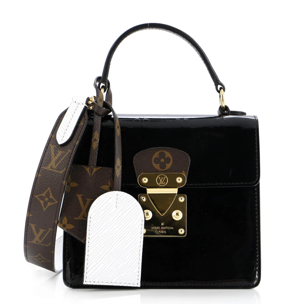 Spring Street NM Handbag Monogram Vernis with Monogram Canvas and Epi Leather | Rebag