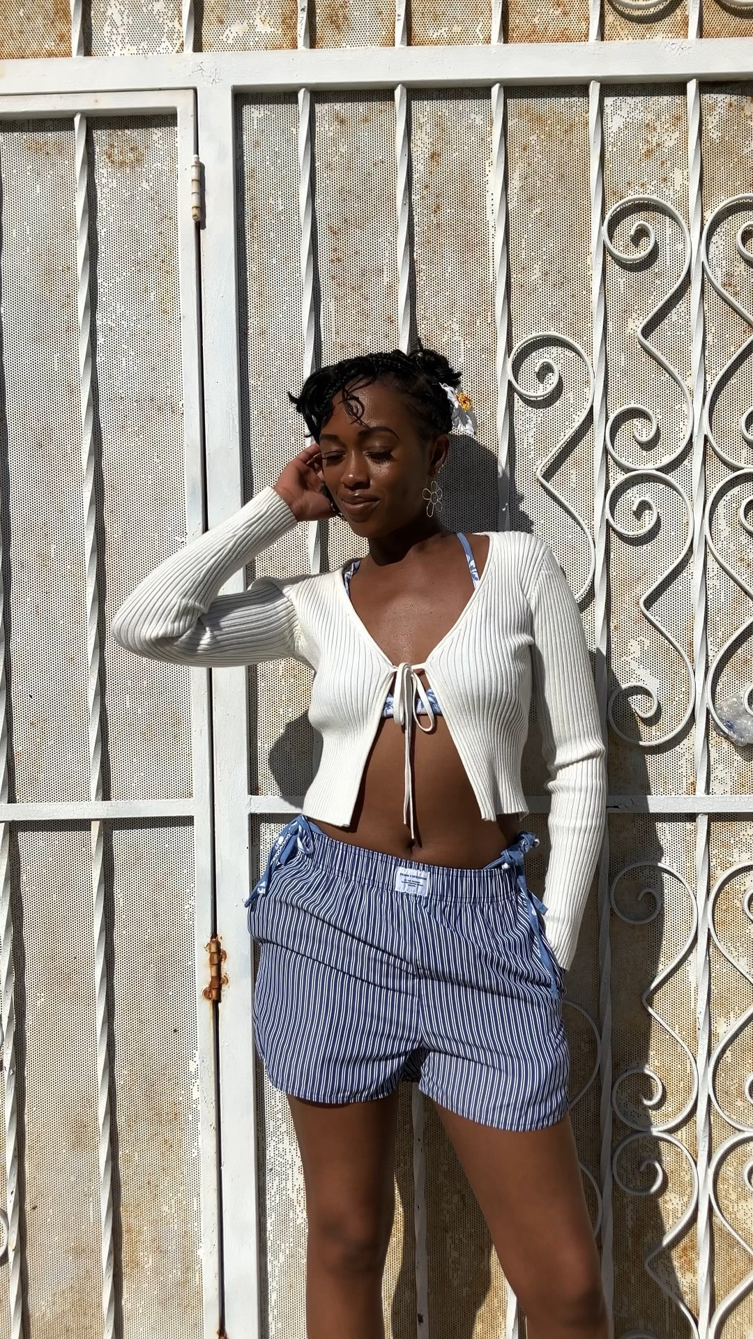 PINSTRIPE SHORT INSPO ☀️ 

Shorts: SHEIN
Top: Princess Polly (similar top below)

#LTKVideo #LTKSaleAlert #LTKStyleTip