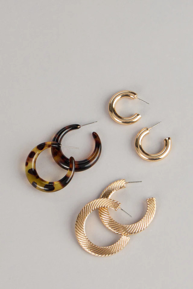 Mix It Up Three-Pack Hoop Earrings | Windsor Stores