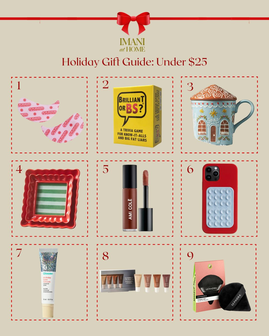 Holiday Gift Guide: Under $25 

 
