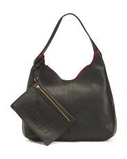 Leather Jenna Hobo Bag | TJ Maxx