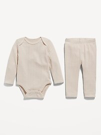 Unisex Jacquard-Knit Bodysuit &amp; Pants Set for Baby | Old Navy (US)