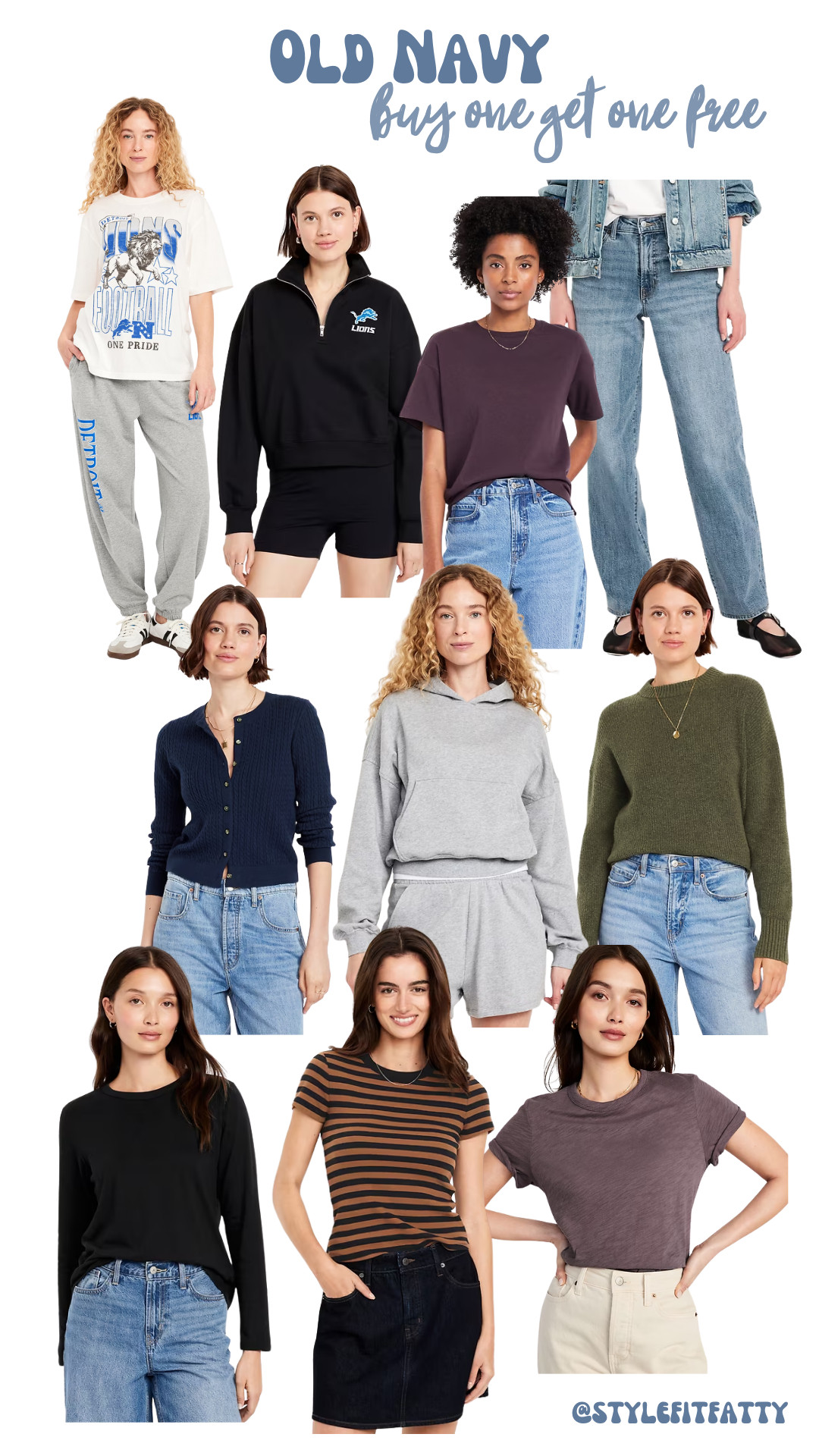 Buy One Get One Free at Old Navy! So many cute fall staples!! 

 #LTKFallSale #LTKSeasonal #LTKSaleAlert