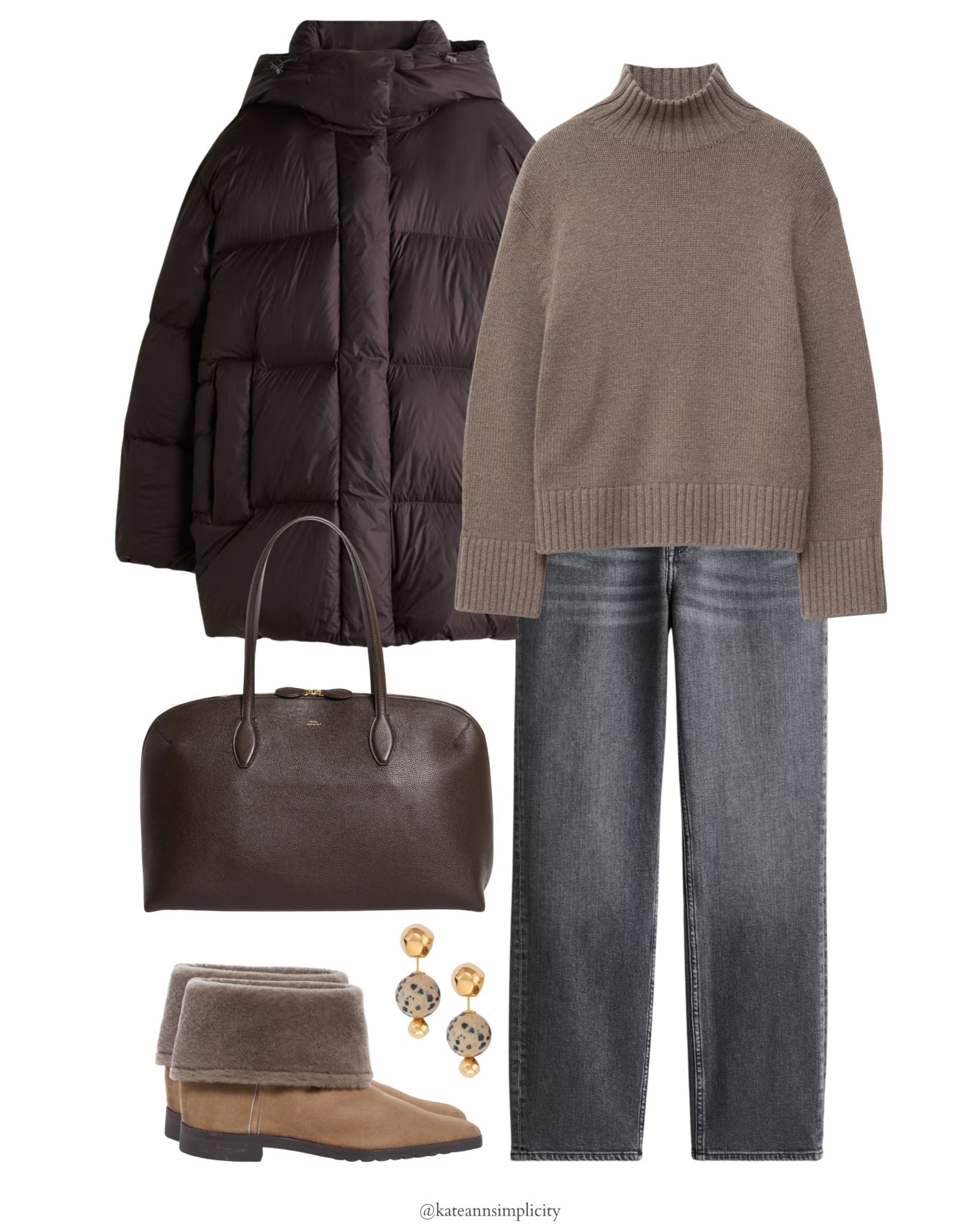 Taupe and brown
Winter outfit
Toteme

#LTKMidsize #LTKFindsUnder50 #LTKSeasonal
