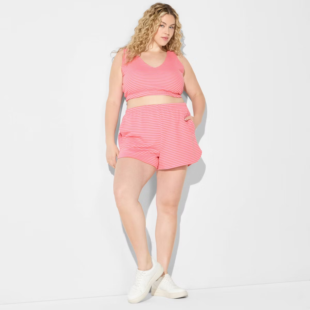 Women's Mid-Rise French Terry Pull-On Shorts - Wild Fable™ | Target