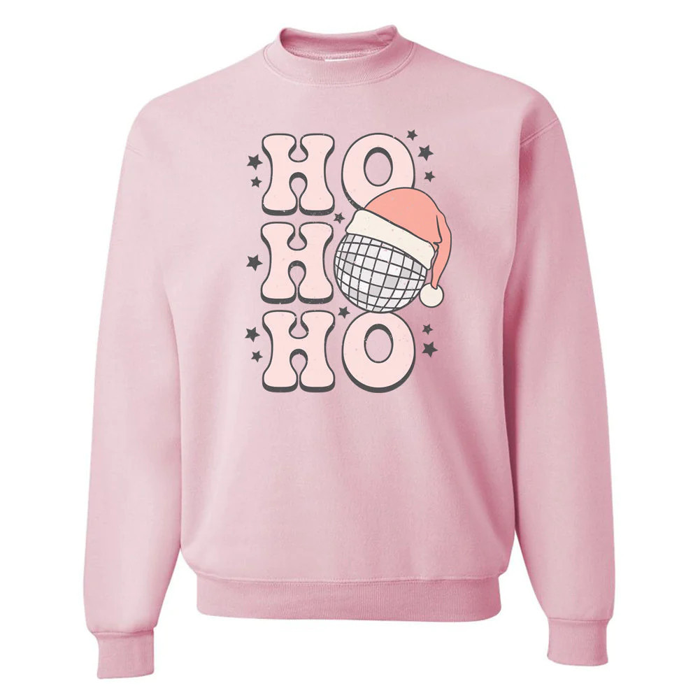 'Ho Ho Ho Disco' Crewneck Sweatshirt | United Monograms