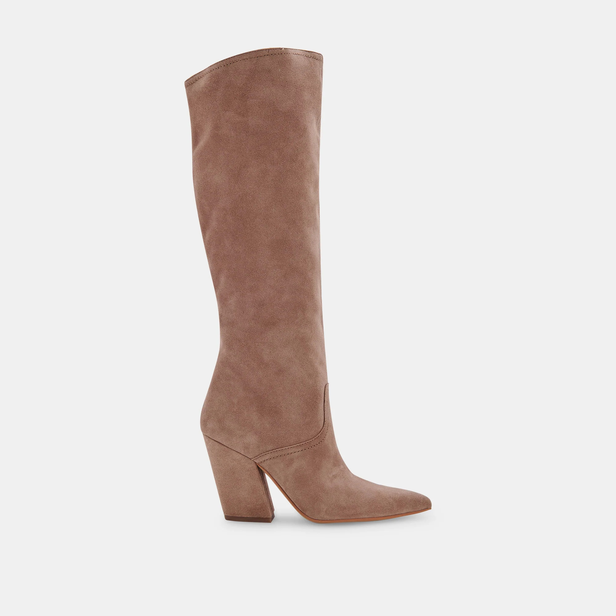 NATHEN BOOTS MUSHROOM SUEDE | DolceVita.com