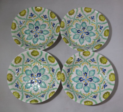 4 LAURIE GATES MELAMINE MOROCCAN BOHEMIAN SOUP CEREAL PASTA BOWLS  7.5" ACROSS | eBay US