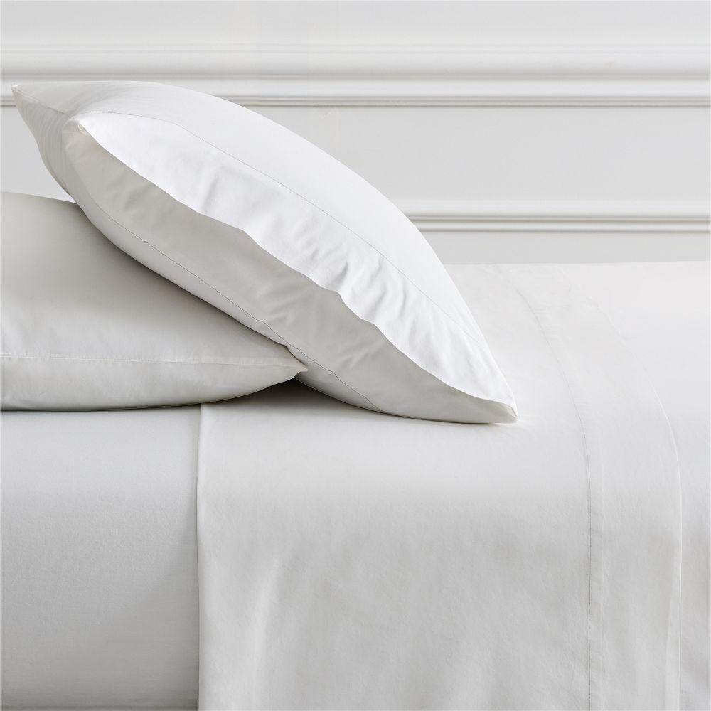 Organic Washed Cotton Percale Sheet Set | West Elm (US)