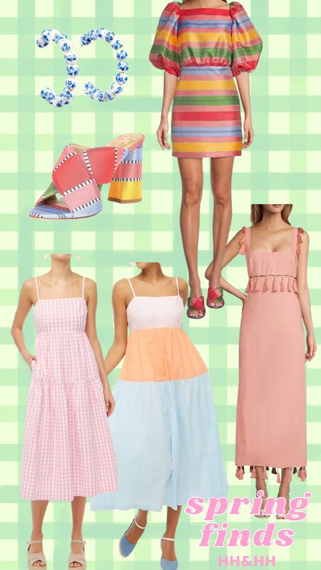 Spring dresses and colorful heels 

#LTKSeasonal #LTKshoecrush #LTKwedding