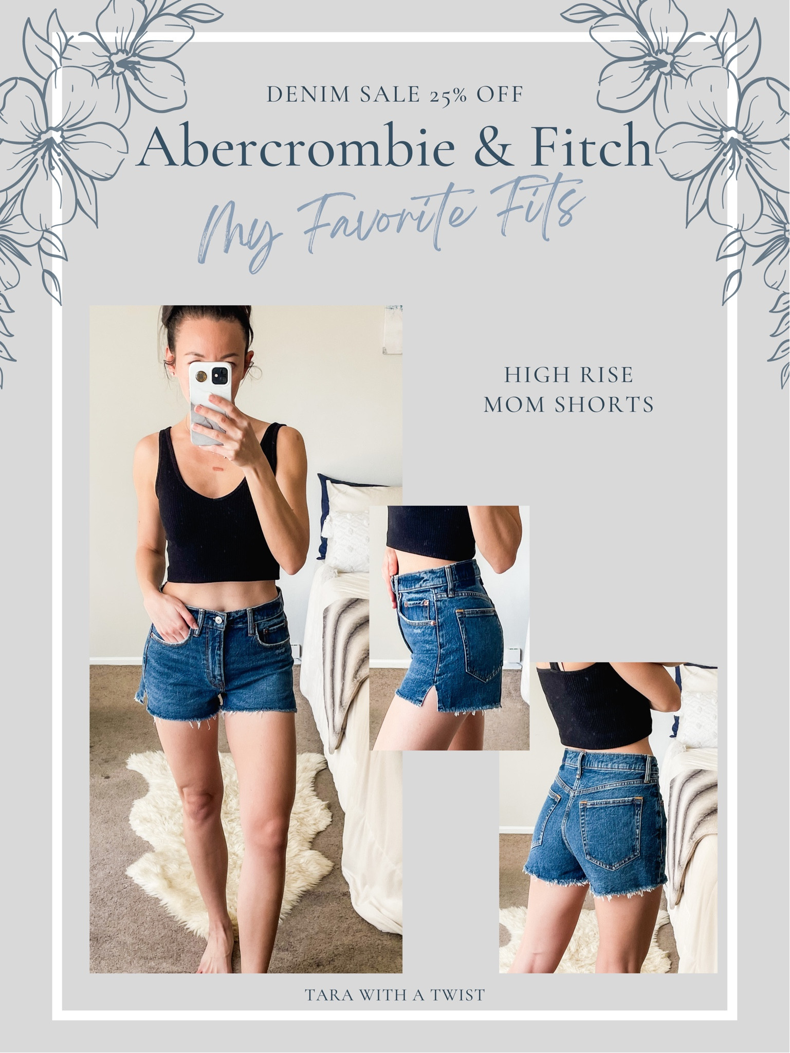 Abercrombie & Fitch Denim Sale! 25% off, free shipping with jeans purchase, and use DENIMAF for an extra stacked discount! Almost everything else is 15% off!

Size 25, high rise mom shorts (6 different washes, plus some on clearance!)

#LTKFind #LTKunder100 #LTKsalealert