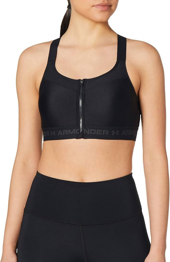 Under Armour Women's Armour High Crossback Zip Bra | Amazon (US)