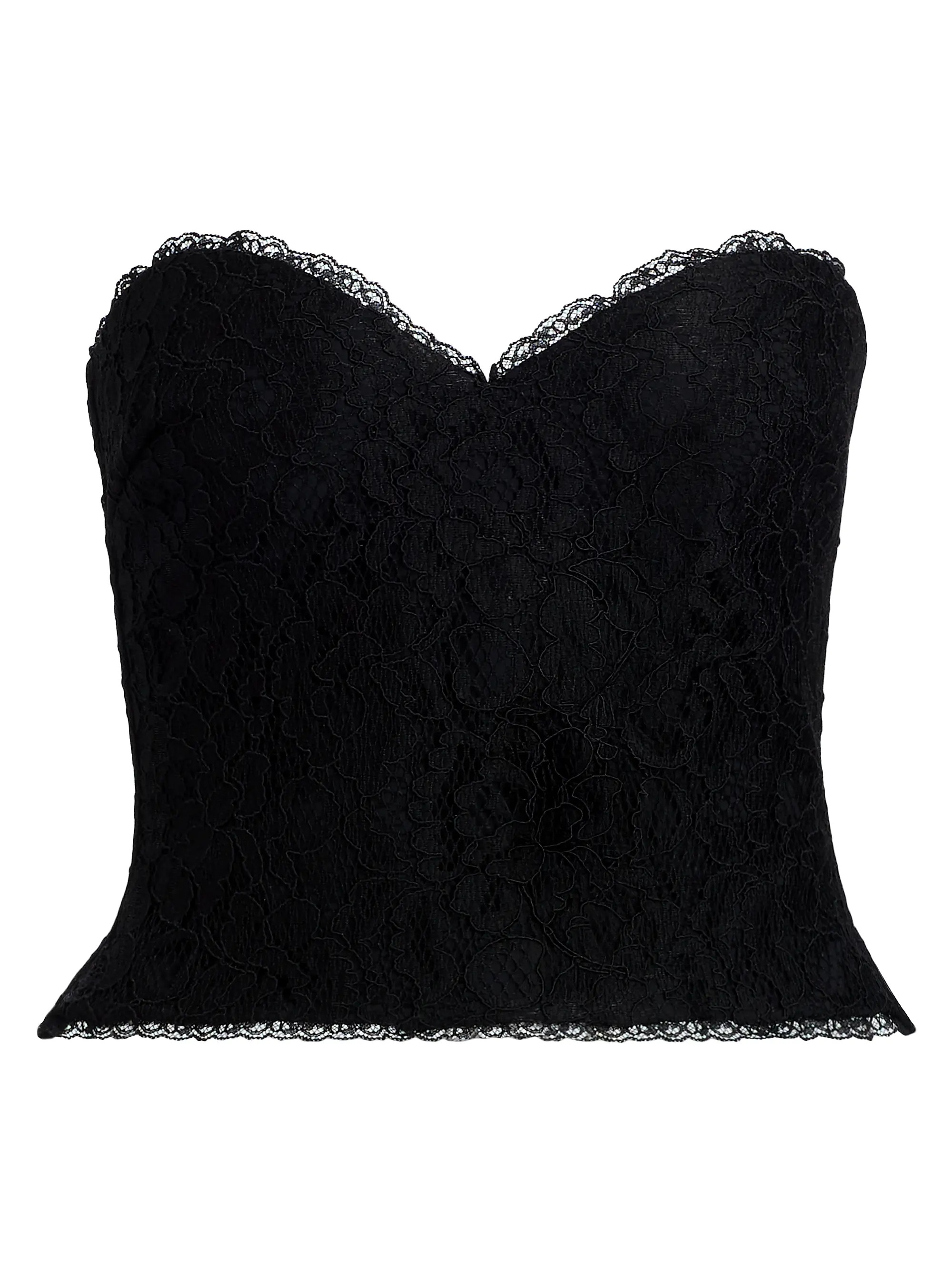 Chrystele Lace Bustier Top | Saks Fifth Avenue