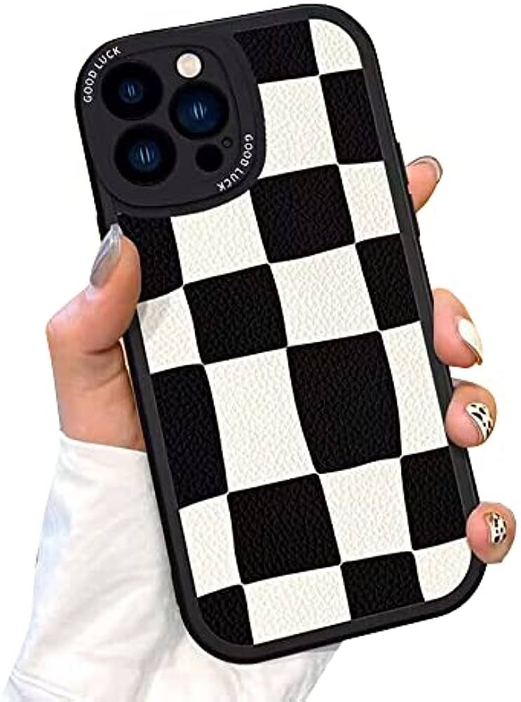 Casechics Compatible with iPhone Case,Aesthetic Design Retro Classic Grids Plaid Checkered Checke... | Amazon (US)
