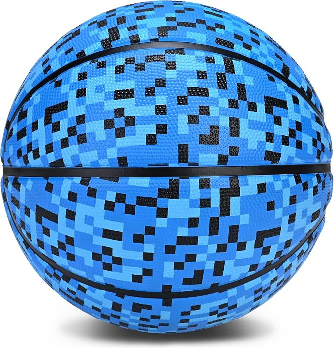 Official Rubber Basketball Outdoor Indoor Mens Basketball Ball Size 3/4/5/6/7 for Kids Youth Teen... | Amazon (US)