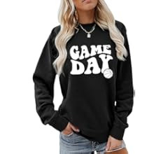 ATETYRP Game Day Basketball Sweatshirt Women Crewneck Pullover Tops Funny Basketball Lover Shirt ... | Amazon (US)