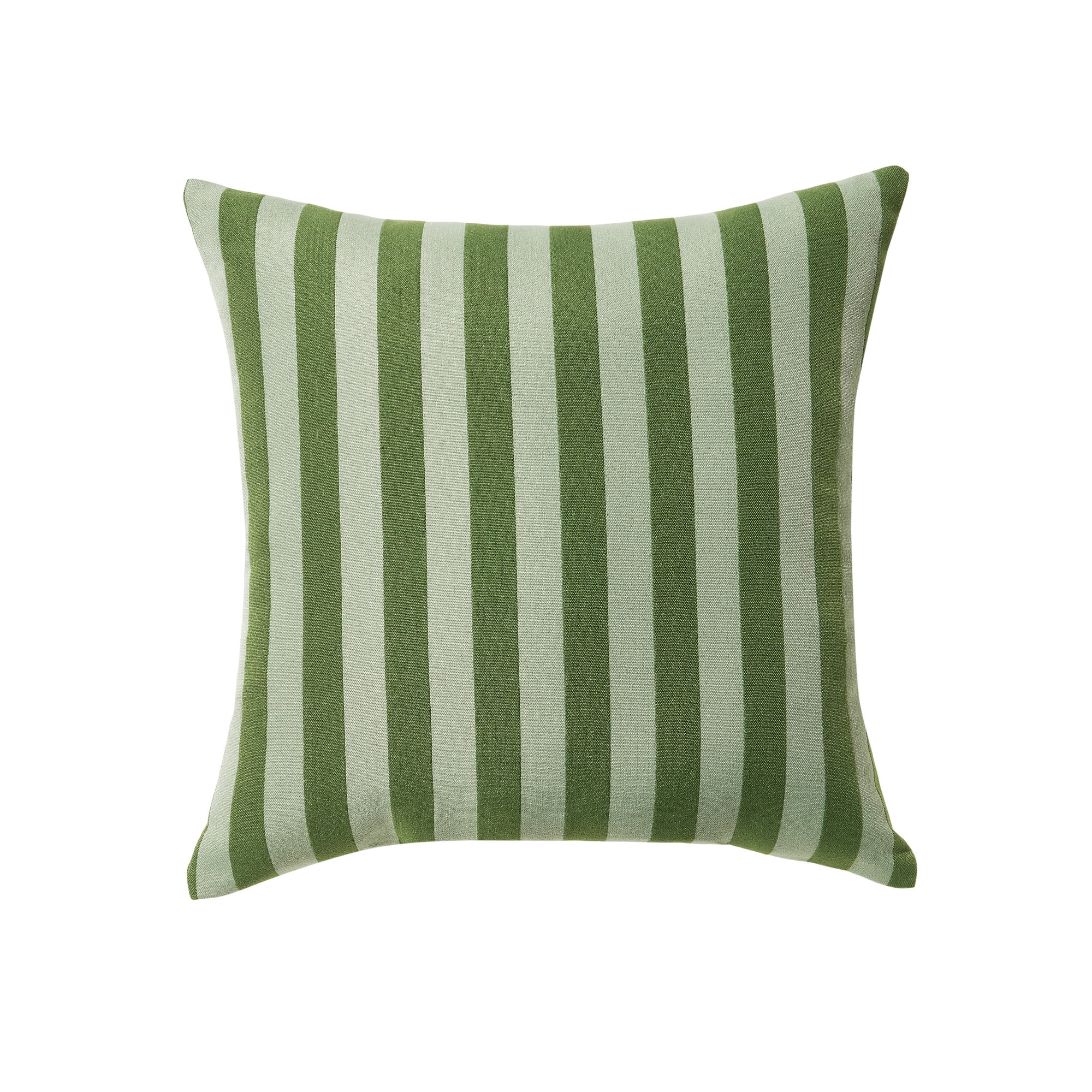 Beautiful 18" x 18" Decorative Outdoor Pillow by Drew Barrymore, Green Stripe | Walmart (US)
